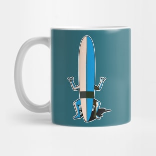 Surfboard Shaka Man Mug